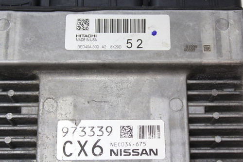 18 19 Infiniti QX60 BED40A-300 A2 Computer Brain Engine Control ECU ECM Module