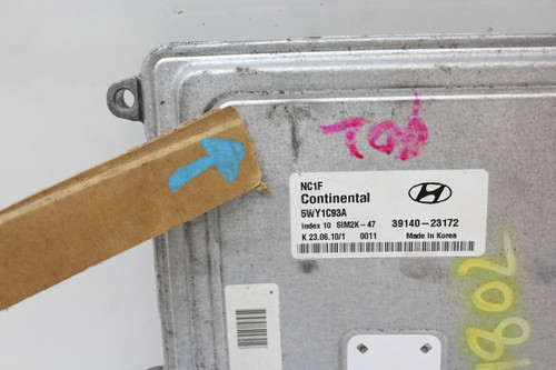 09-12 Elantra 39140-23172 Computer Brain Engine Control ECU ECM EBX Module