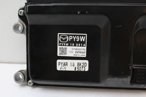 17-18 Mazda 3 PY9W 18 881A Computer Brain Engine Control ECU ECM EBX Module