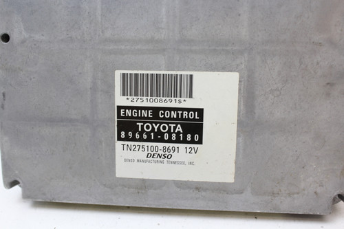 07 2007 Sienna 89661-08180 Computer Brain Engine Control ECU ECM EBX Module