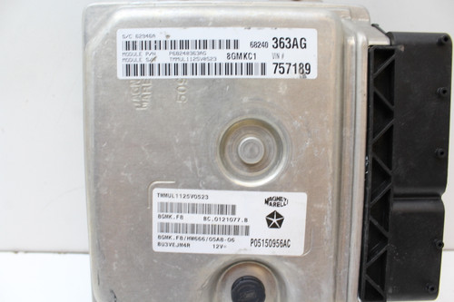 15-17 Fiat 500 P68240363AG Computer Brain Engine Control ECU ECM EBX Module