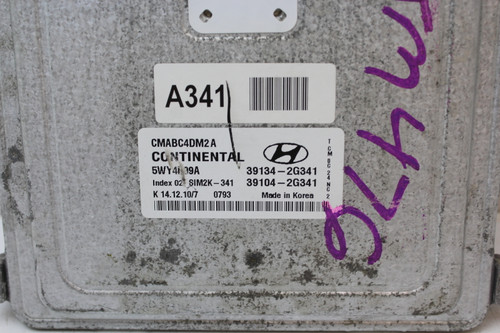 10-12 Santa Fe 39104-2G341 Computer Brain Engine Control ECU ECM EBX Module