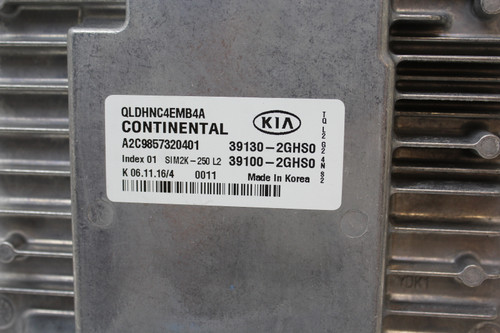 17-19 Sportage 39100-2GHS0 Computer Brain Engine Control ECU ECM EBX Module