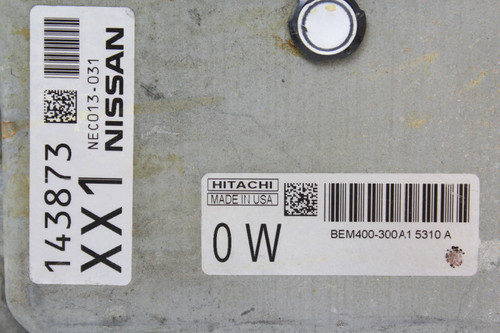 2015 15 Nissan Altima BEM400-300A1 Computer Engine Control ECU ECM EBX Module
