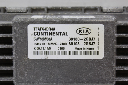 2015 15 Kia Optima 39108-2GBJ7 Computer Brain Engine Control ECU ECM EBX Module