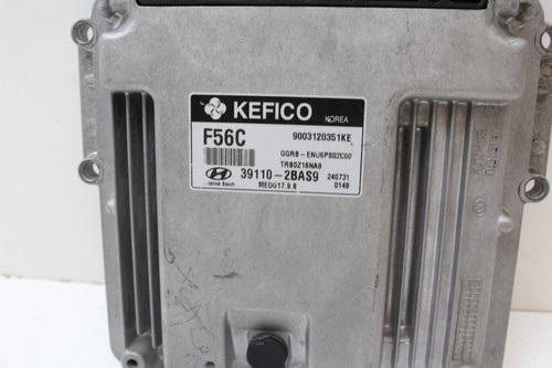 12-14 Accent 39110-2BAS9 Computer Brain Engine Control ECU ECM EBX Module