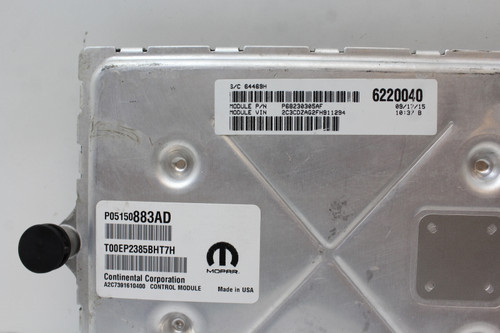 15 2015 Challenger P68230305AF Computer Brain  Engine Control ECU ECM EBX Module