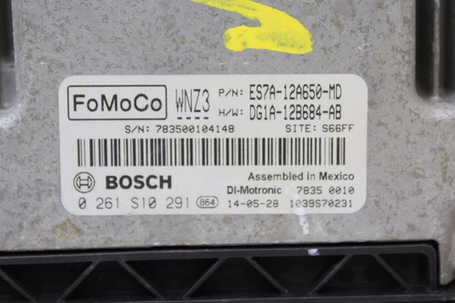 2014 14 Ford Fusion ES7A-12A650-MD Computer Brain Engine Control ECU ECM Module