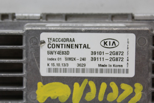 12 13 Kia Optima 39111-2G872 Computer Brain Engine Control ECU ECM EBX Module 12 13 Kia Optima 39111-2G872 Computer Brain Engine Control ECU ECM EBX Module