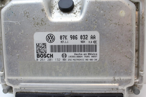 06-07 Beetle 07K 906 032 AA Computer Brain Engine Control ECU ECM EBX Module