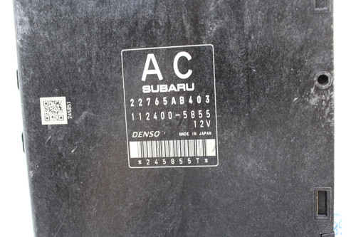 11-12 Forester 22765AB403 Computer Brain Engine Control ECU ECM EBX Module