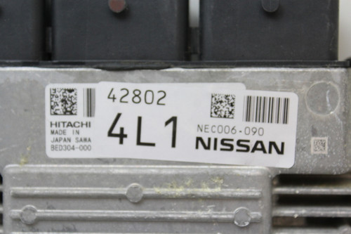 12-17 Nissan Juke BED304-000 Computer Brain Engine Control ECU ECM EBX Module