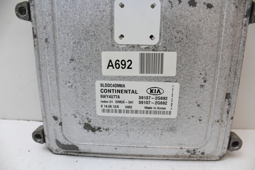10-13 Sportage 39107-2G692 Computer Brain Engine Control ECU ECM EBX Module