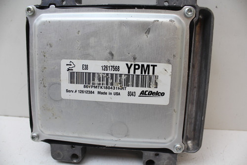 08 Yukon 12612384 Computer Brain Engine Control ECU ECM EBX Module
