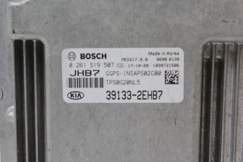 2018 18 Kia Soul 39133-2EHB7 Computer Brain Engine Control ECU ECM EBX Module