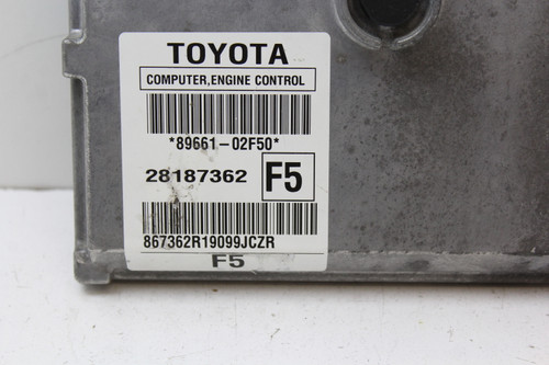 09-10 Toyota Corolla 89661-02F50 Computer Brain Engine Control ECU ECM Module