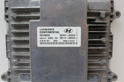 15-17 Sonata 39111-2GGL5 Computer Brain Engine Control ECU ECM EBX Module