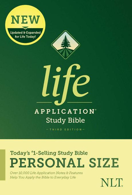 Tyndale House Publishers NLT Life Application Study Bible, Third Edition, Personal Size 