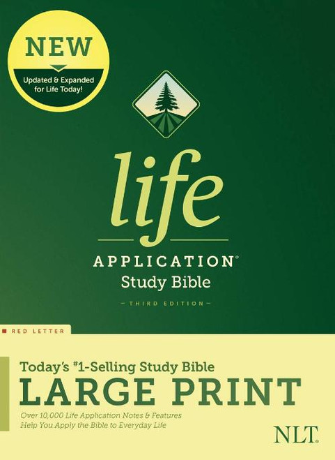 Tyndale House Publishers NLT Life Application Study Bible, Third Edition, Large Print 