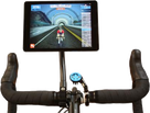 SeaSucker Trainer Flex Mount - iPad mounted on an exercise bike