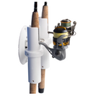 SeaSucker Pro Series 2-Rod Holder with two fishing rods being transported side view