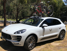 SeaSucker Mini Bomber fitted to Porsche Macan