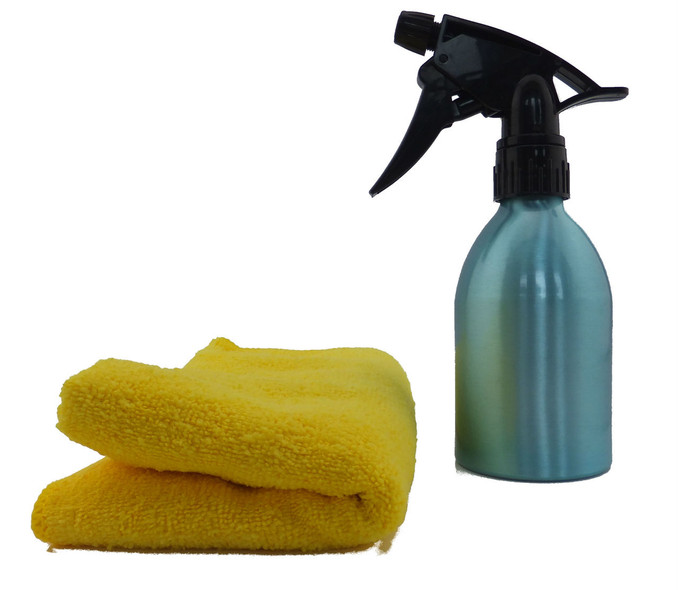 Cleaning Kit - Water Spray Bottle and Micro-Fibre Cloth