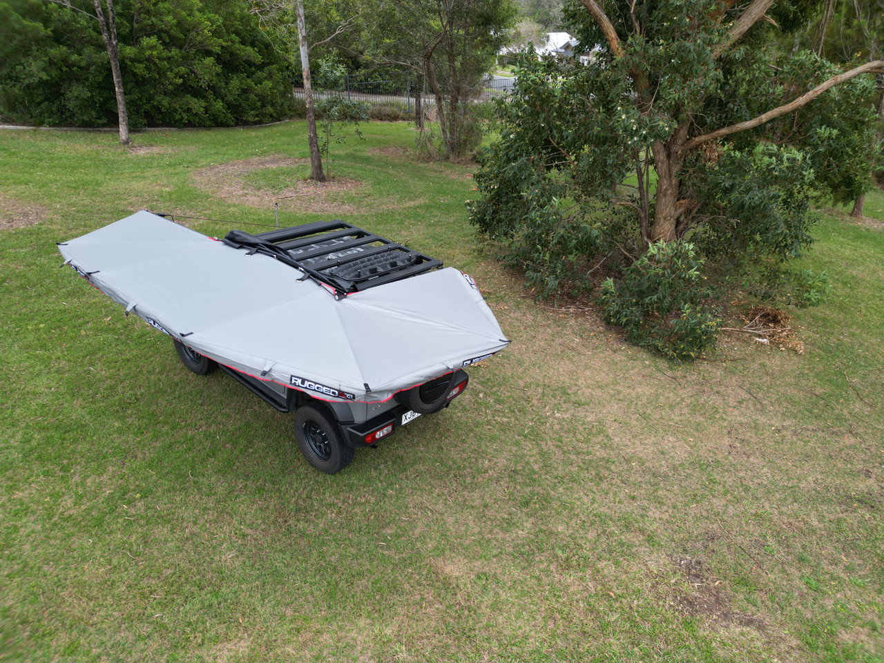 Rugged 4x4 Adventure Gear Rugged 4x4 Platinum 1.5m 270 Semi-automatic Opening Awning ( Fabric UVE95+%)  Rugged 4x4 Adventure Gear Rugged 4x4 Platinum 1.5m 270 Semi-automatic Opening Awning ( Fabric UVE95+%)