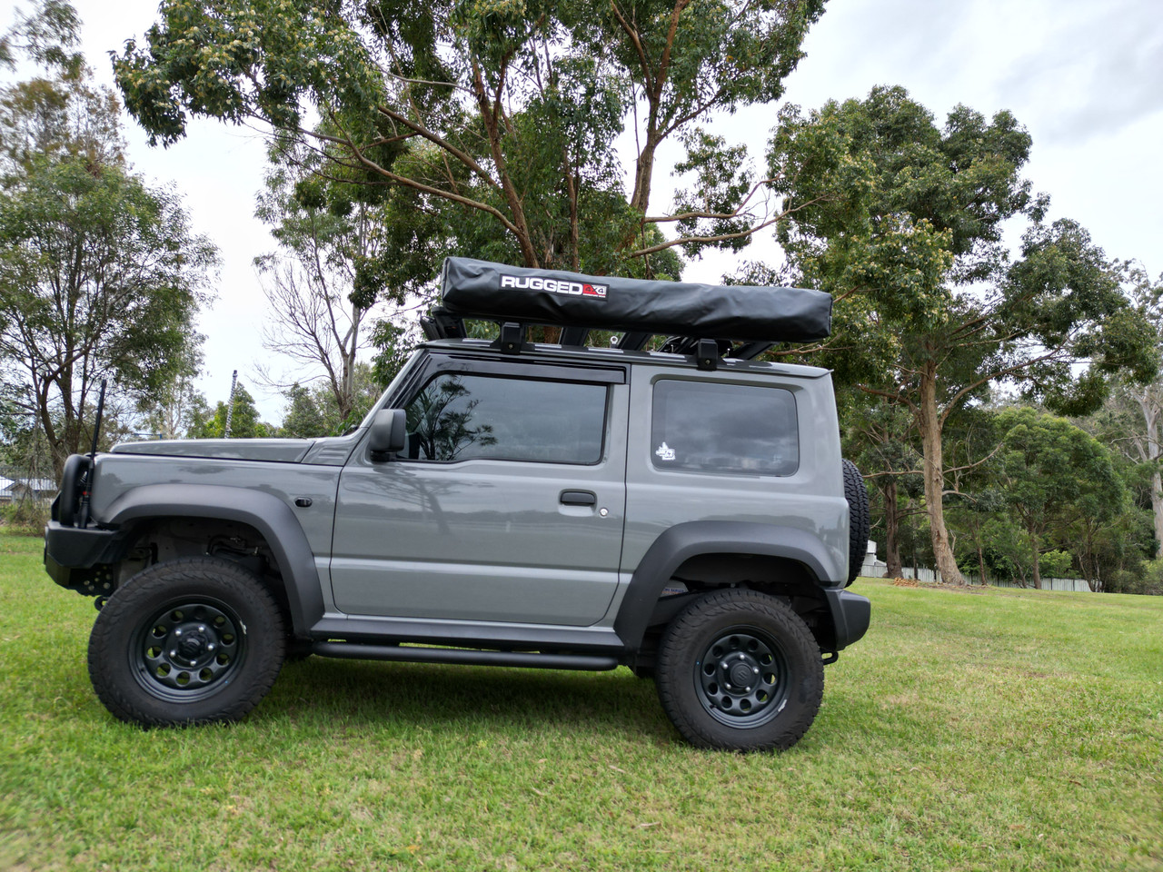 Rugged 4x4 Platinum 1.5m 270 Semi-automatic Opening Awning ( Fabric UVE95+%)