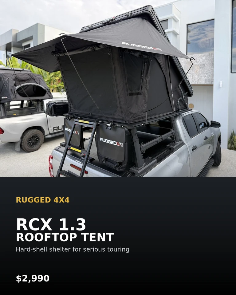 RCX 1.3 rooftop tent portrait banner artwork — $2,990