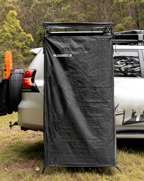 Rugged 4x4 Car Mounted Shower Tent
