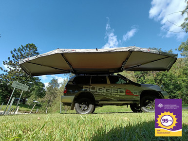 180 degree semi-automatic 4WD awning