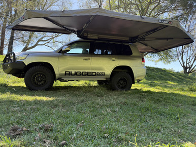 270 degree semi-automatic 4WD awning