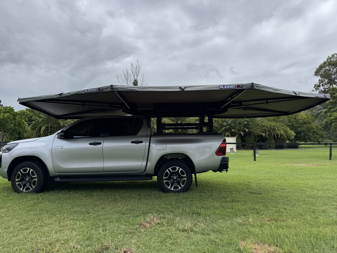 Rugged 4x4 2.3m Mini Max 540 Awning  (Fabric UVE95+%)