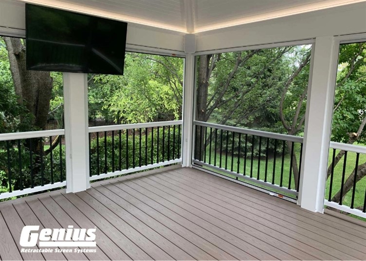 Retractable Screens For Large Porches and Patios