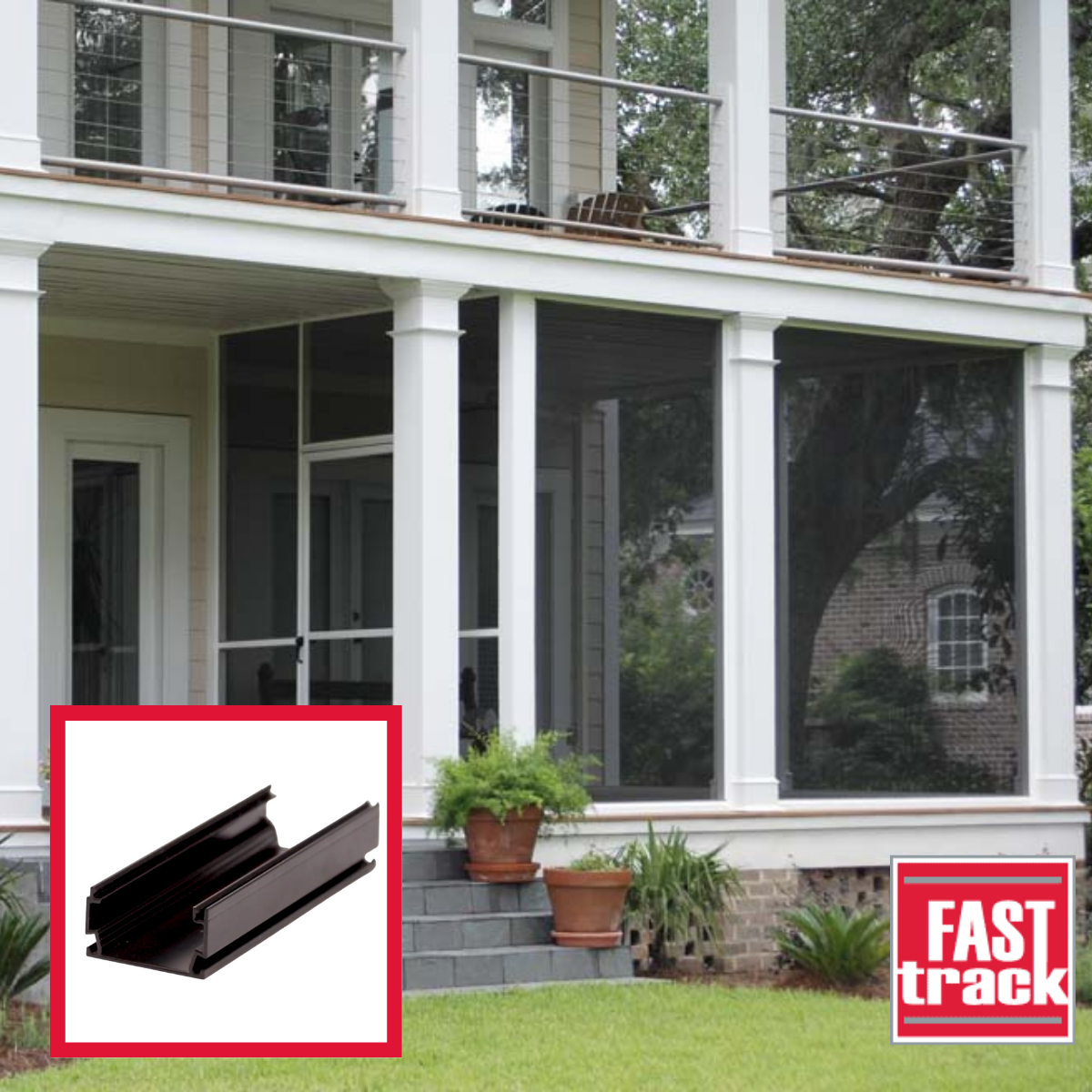 Screen Tight Fast Track - Do-It-Yourself Patio Enclosure Kit
