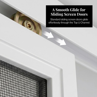 A Smooth Glide for Sliding Screen Doors