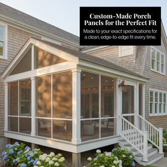 Custom-Made Porch Panels for the Perfect Fit