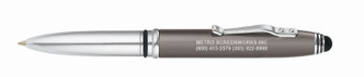 Metro Pen With Flashlight And Stylus