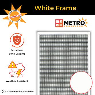 Economy box white frame 