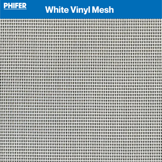 White Phifertex swatch sample