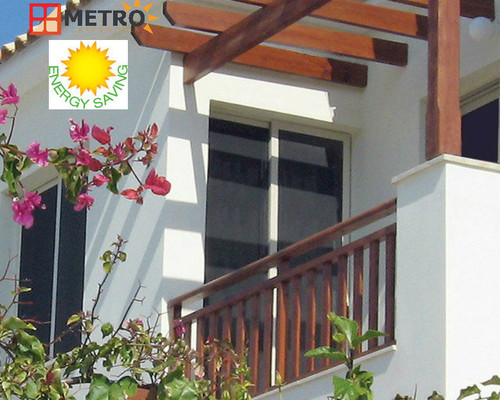 Solar Insect Screen, Up to 65% Solar Block and Daytime Privacy