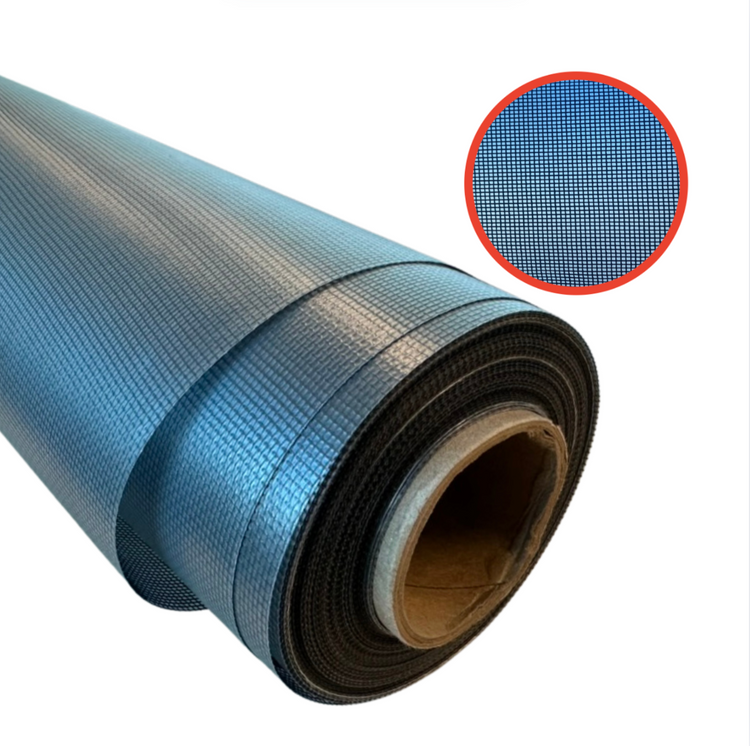 Florida Glass roll with swatch sample
