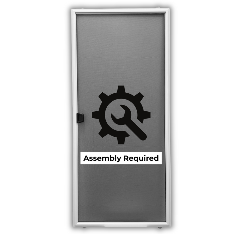 Unassembled Superior Sliding Screen Door