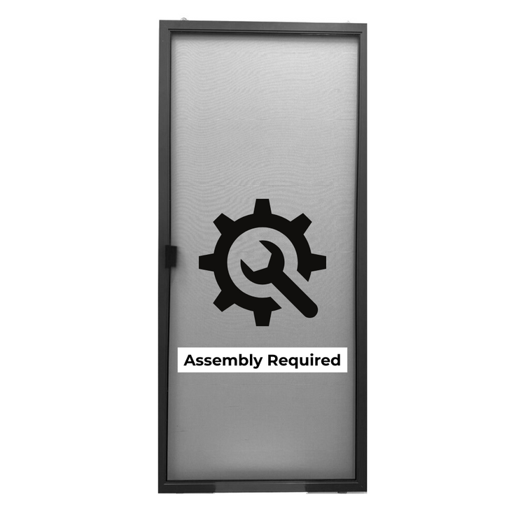 Unassembled Classic Sliding Screen Door