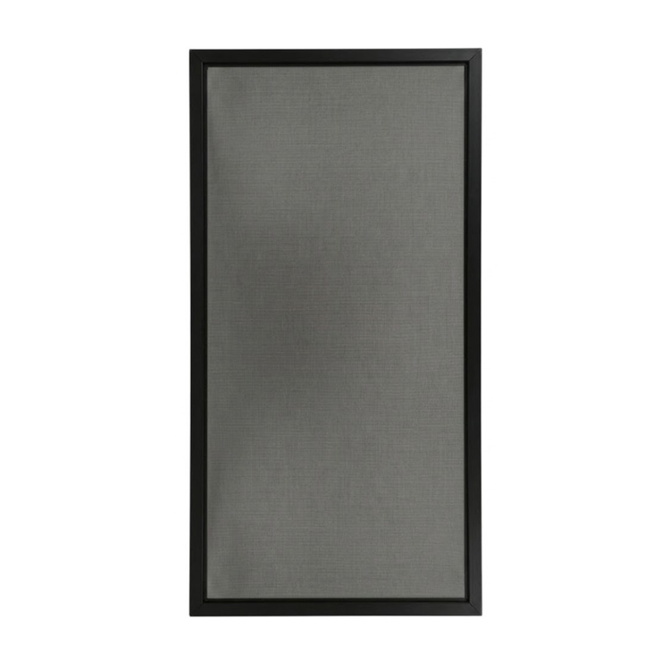 Porch Screen Panels With Charcoal Fiberglass Mesh