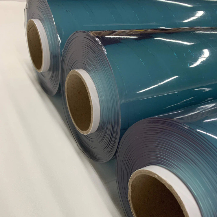 Roll of Fire Retardant Clear Vinyl insulation material for windows, porch enclosures, pool cages, and more.