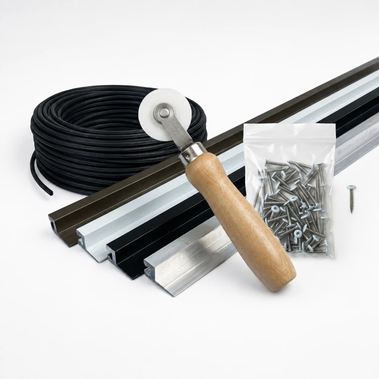 SNAPP Aluminum Track Porch Screen Kit