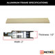 Classic Sliding Screen Door - Assembled