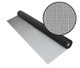 Roll of pool and patio screen mesh with swatch sample